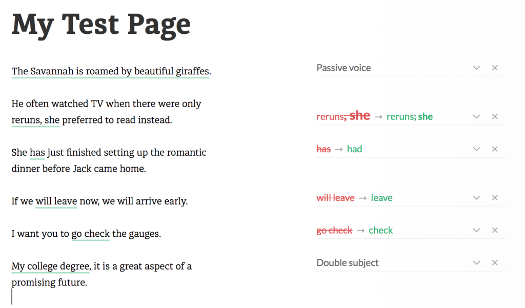 Grammarly Deeper Insights