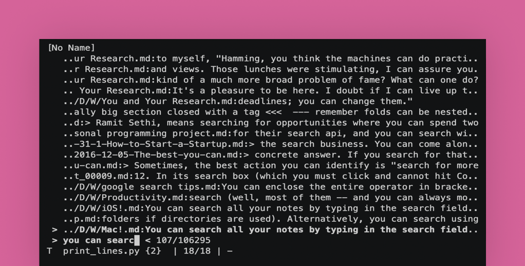 Notational Velocity for&nbsp;VIM
